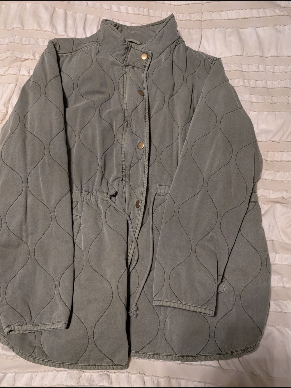 Maurices Quilted Jacket in Sage